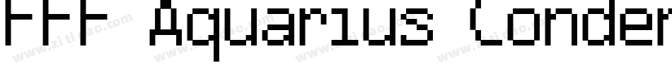 FFF Aquarius Condensed字体转换